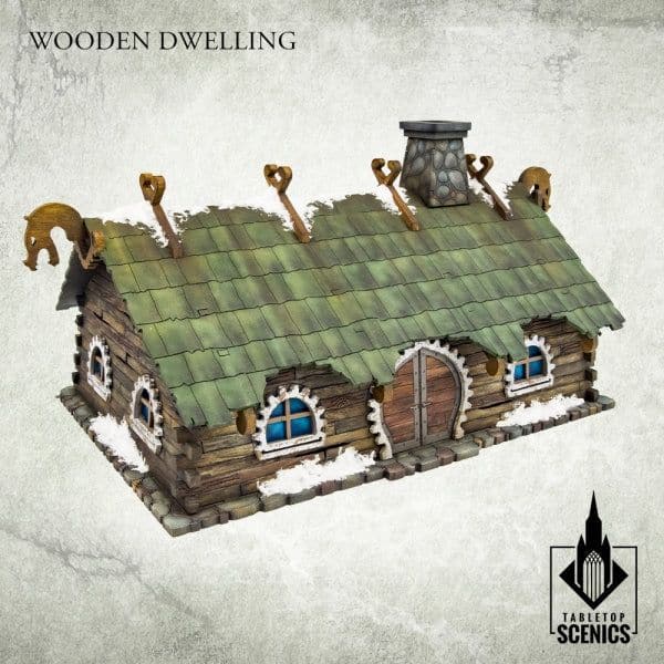 TABLETOP SCENICS Wooden Dwelling