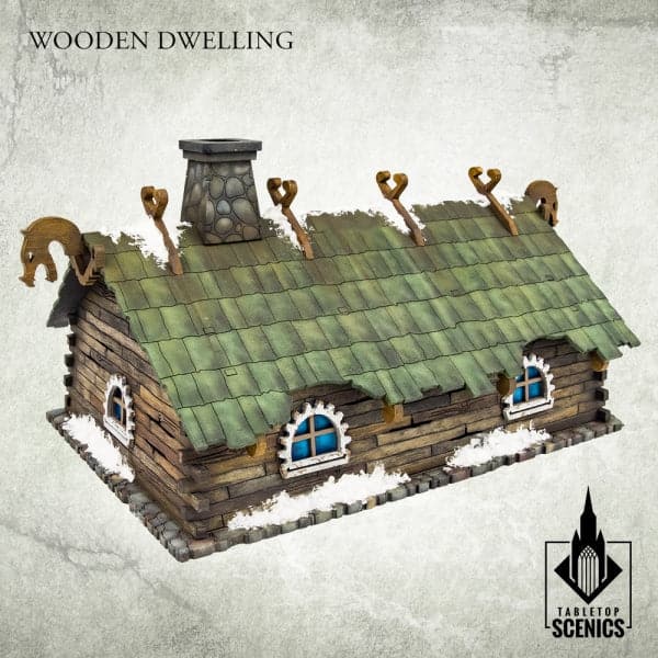 TABLETOP SCENICS Wooden Dwelling