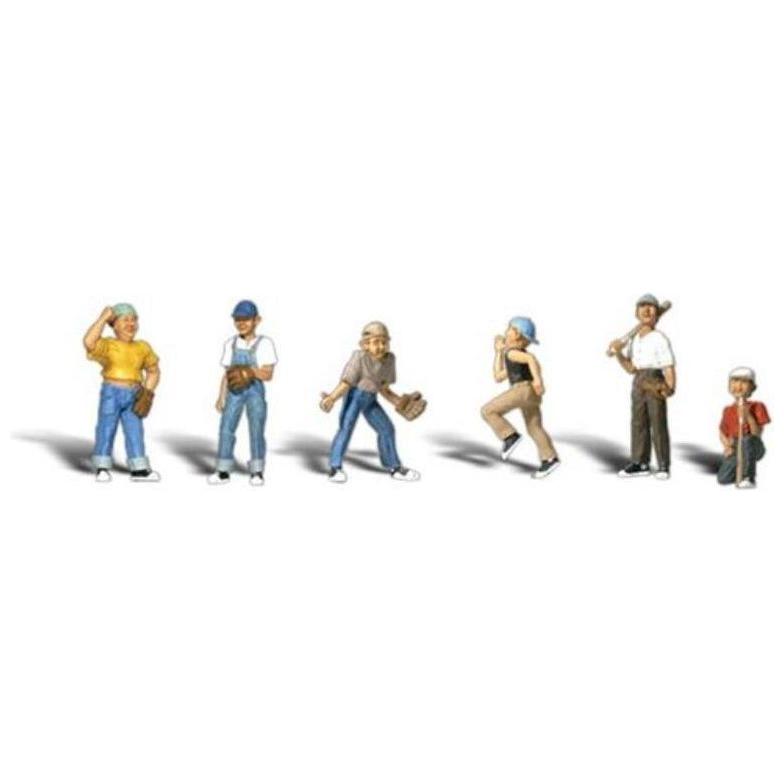 WOODLAND SCENICS HO Baseball Players II