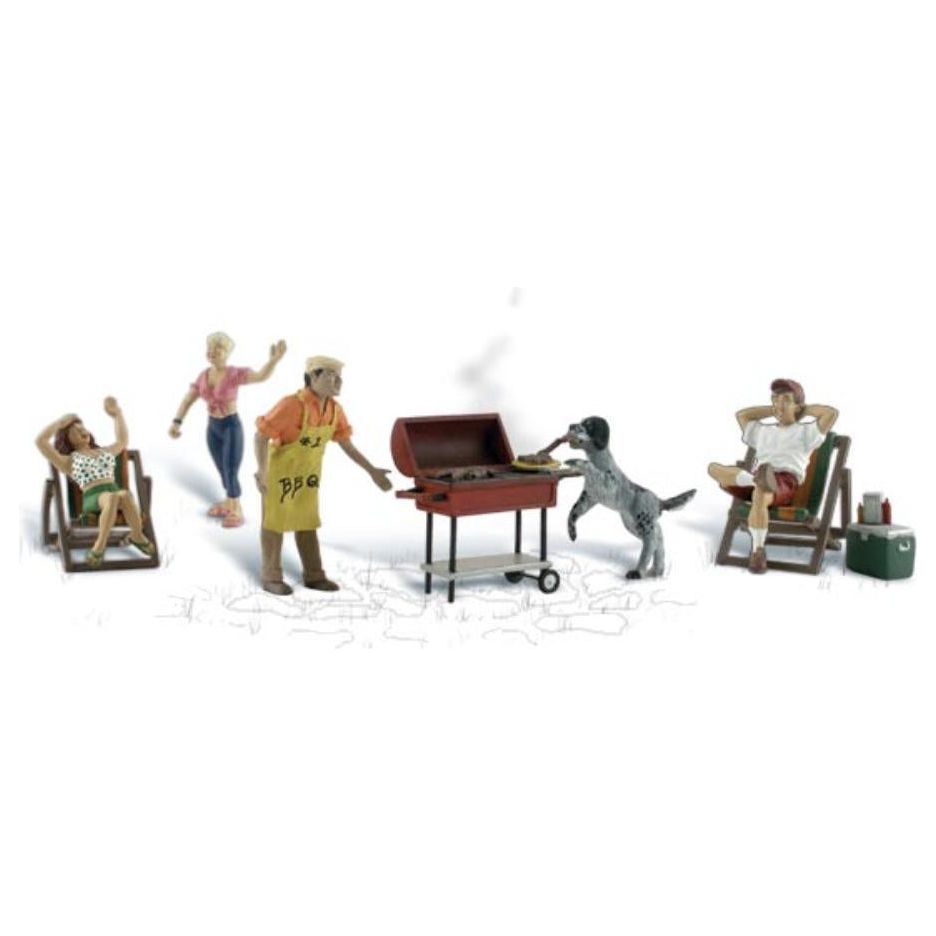 WOODLAND SCENICS HO Backyard Barbeque