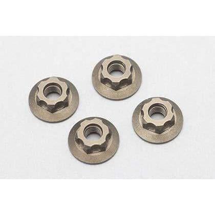 YOKOMO M4 Serrated Flange Nut-11mm Thin type