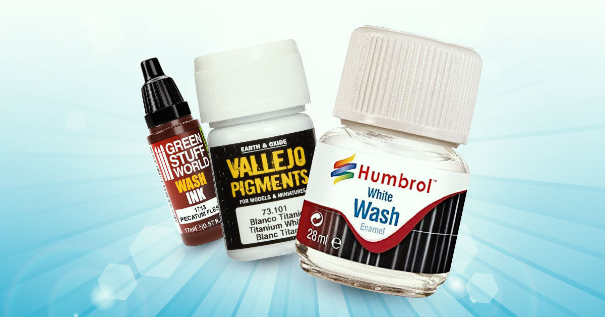 Scale Modeling Products: Pens, Pigments, Washes, and More