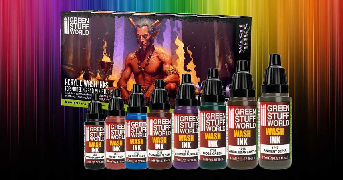 Speed Painting Miniatures with Green Stuff World Wash Inks