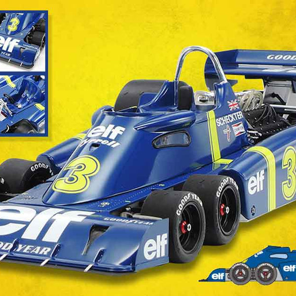 タミヤ　Tyrrell p34 　SIX WHEELER 1/12 Tamiya Tyrrell P34 Six Wheeler Race Car Plastic Model