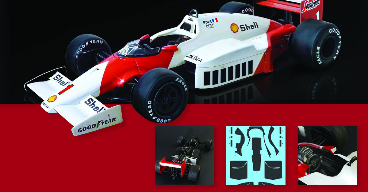 Unboxing an F1 classic: Italeri 1/12 McLaren MP4/2C