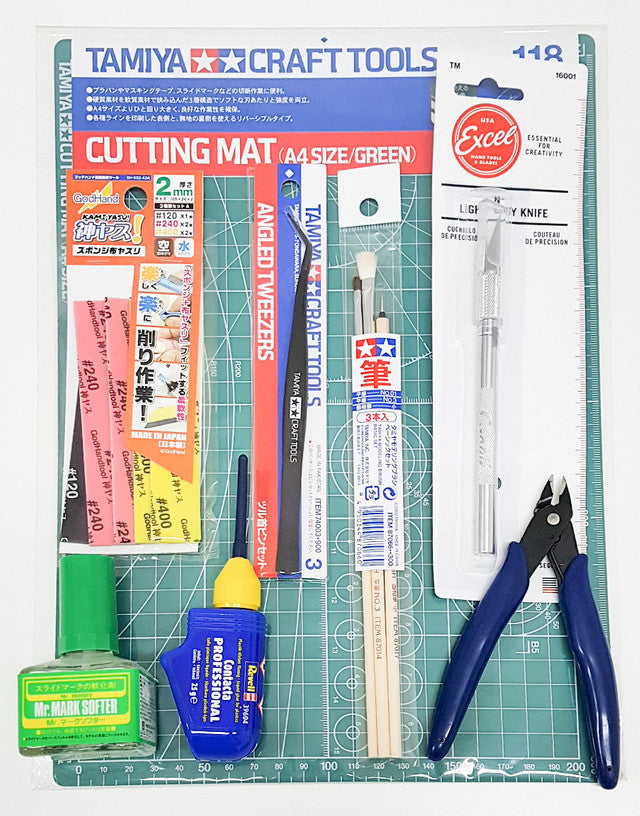 Basic Plastic Model Building Tools and Accessories