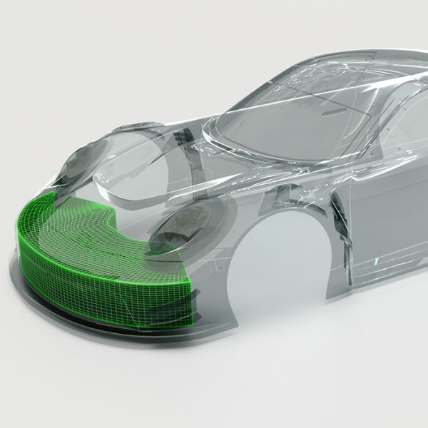BITTYDESIGN Foam Bumper for P-GT3R Arrma Body Shell