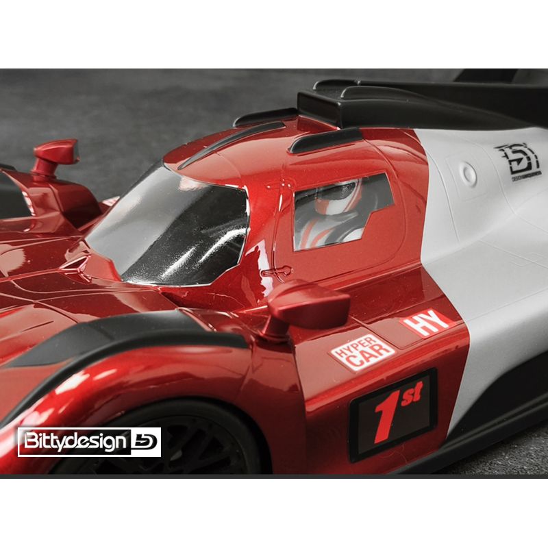 BITTYDESIGN Aesthetic kit for 499T LMH body, include driver+helmet/light buckets/rear diffuser