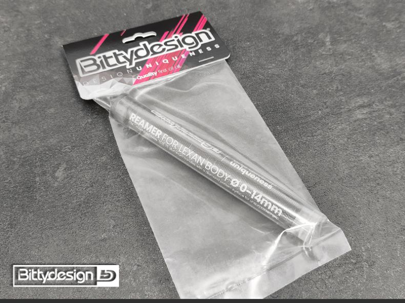 BITTYDESIGN Reamer for Lexan body Ø 0-14mm + Alu cover