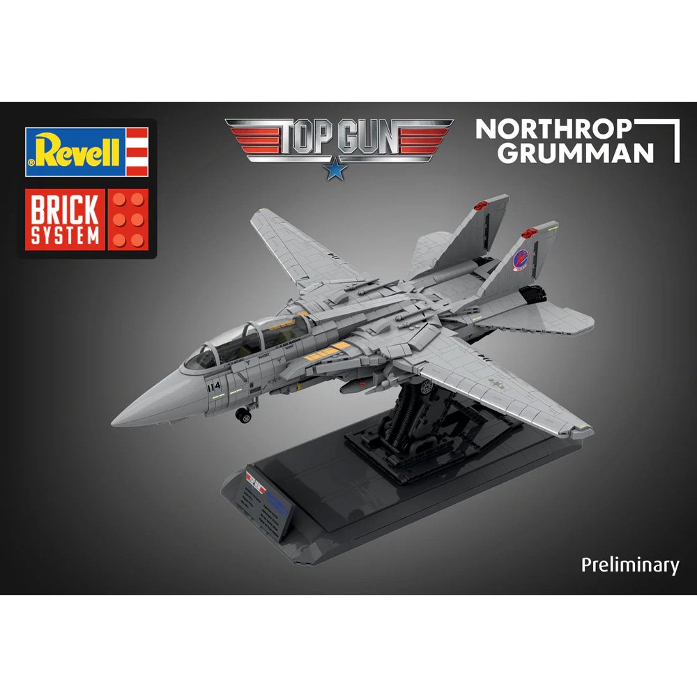 REVELL 1/32 Maverick's F-14A Tomcat 'Top Gun'- Brick System