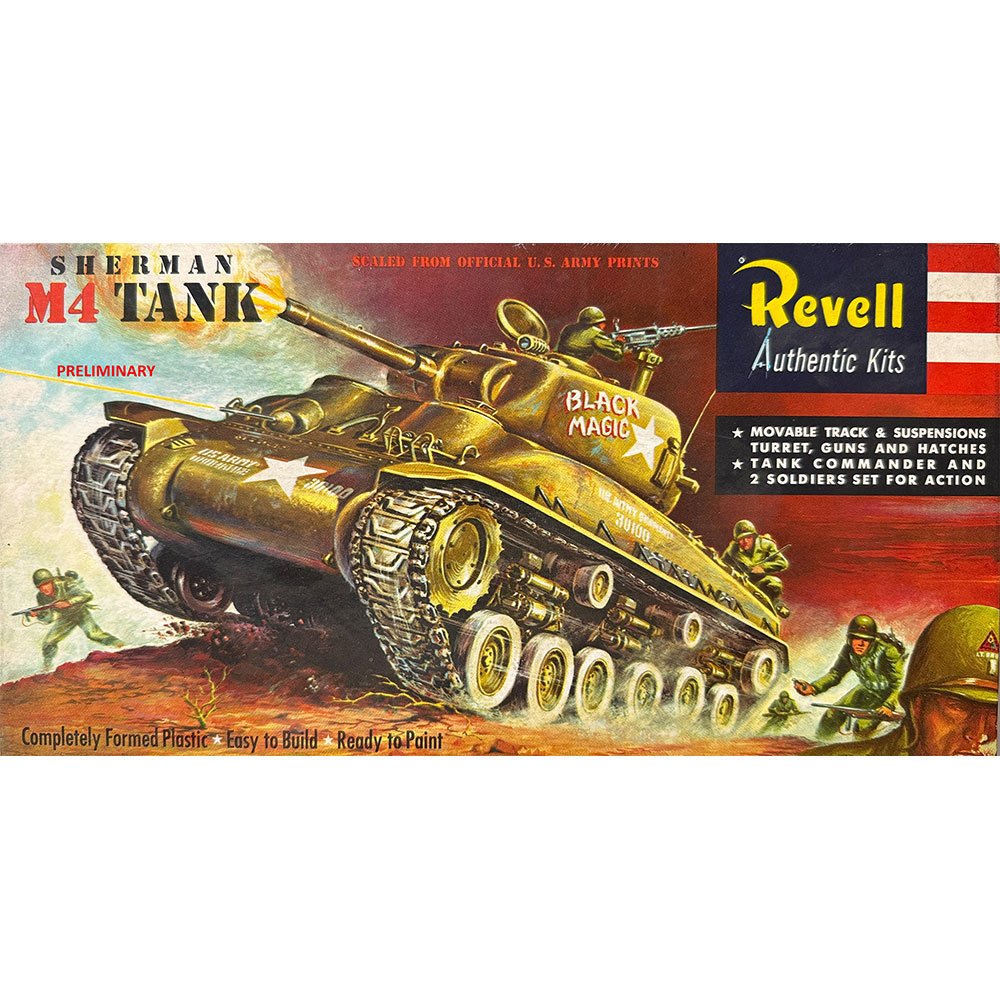 REVELL 1/40 M4 Sherman - Limited Edition Authentic Model Kit