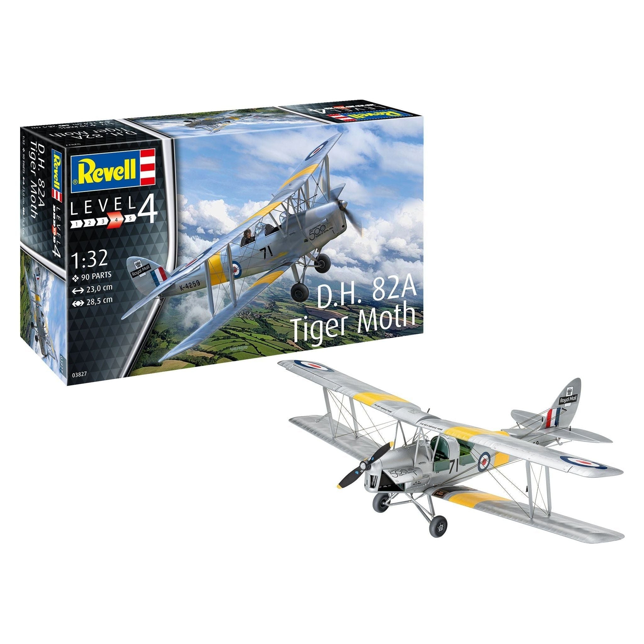 REVELL 1/32 D.H. 82A Tiger Moth