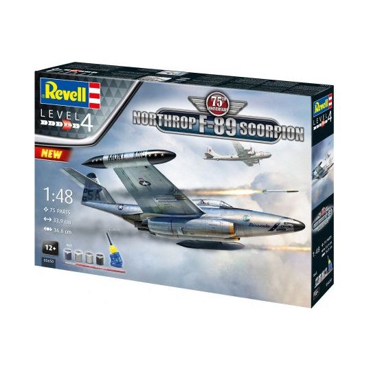 REVELL 1/48 Northrop F-89 Scorpion 50th Anniversary Set