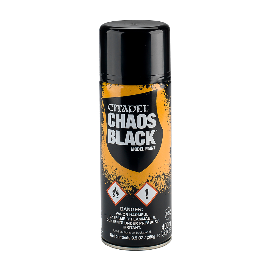 GAMES WORKSHOP Citadel Spray Paint: Chaos Black