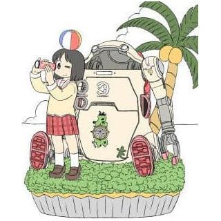 HASEGAWA 1/20 MechatroWeGo No.06 Nichijou collab. "Warm" + Nano Shinonome