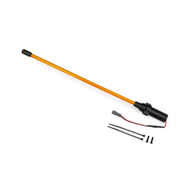 TRAXXAS ORANGE LED WHIP LIGHT W/ FLEX-TECH MOUNT