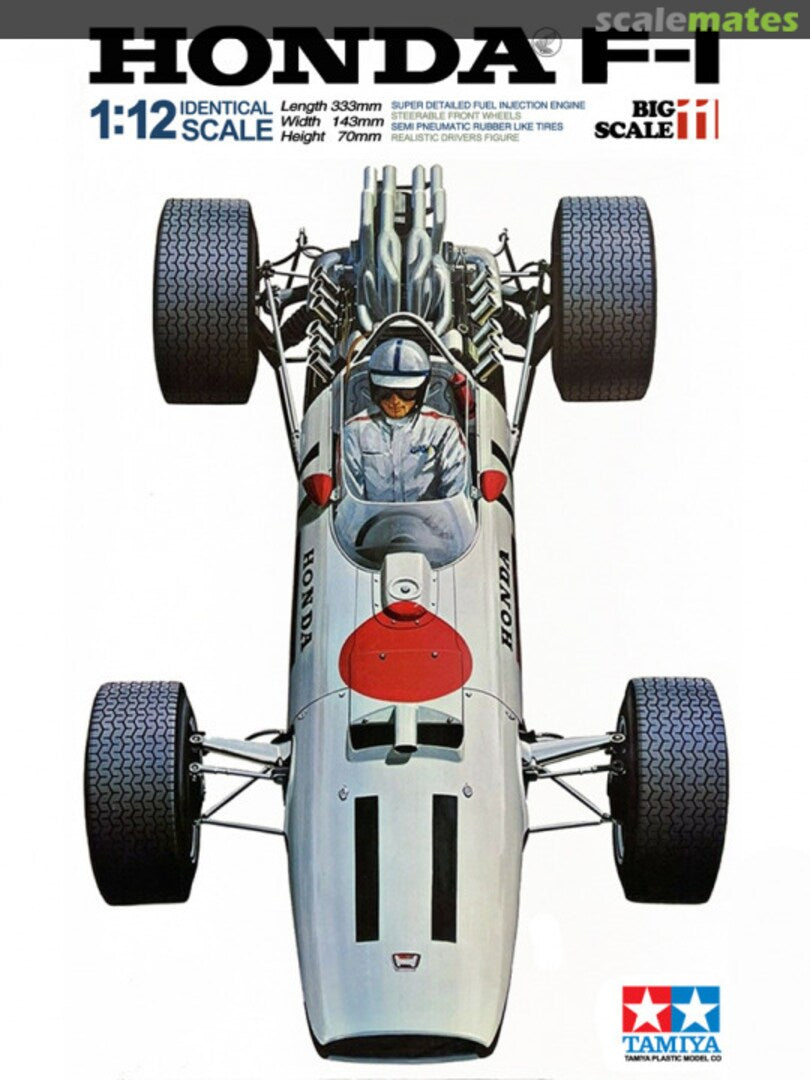 TAMIYA 1/12 Honda F-1 (RA 273) 1967 (yellowed)