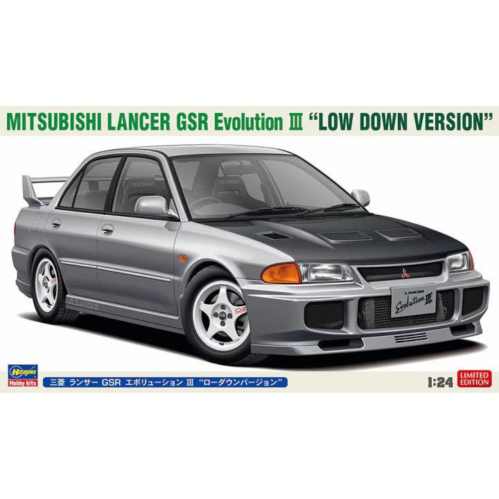 HASEGAWA 1/24 MITSUBISHI LANCER GSR Evolution VI 'LOW DOWN VERSION'