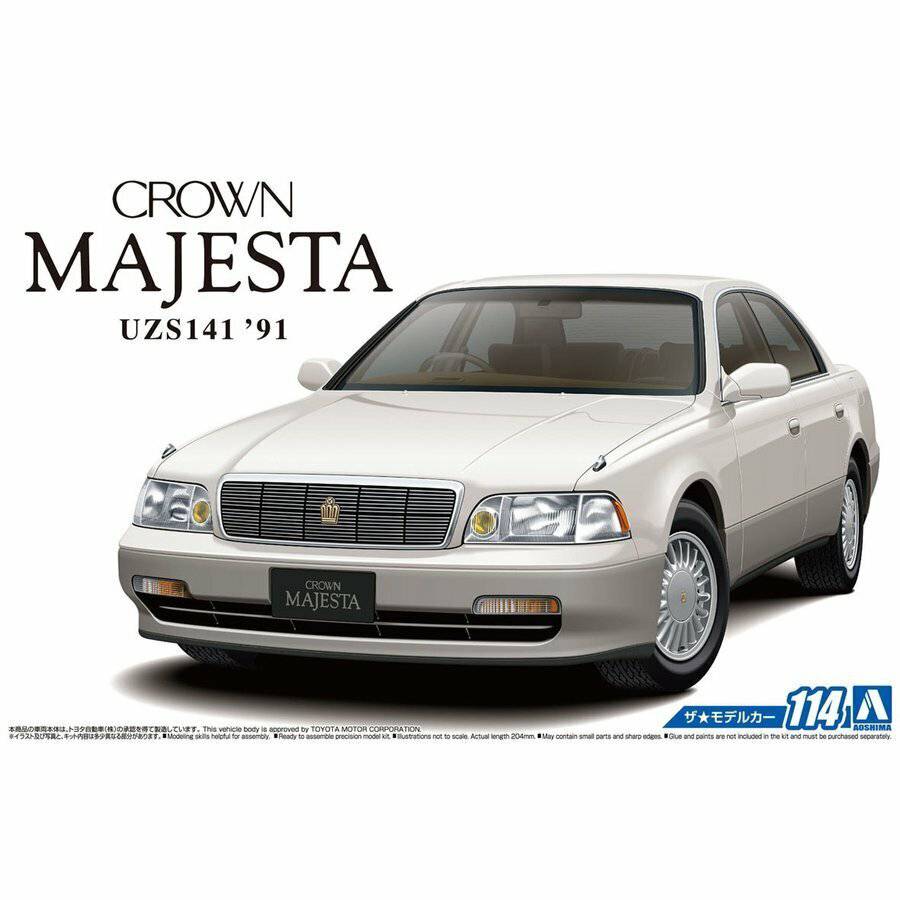 AOSHIMA 1/24 Toyota UZS141 CROWN MAJESTA C-TYPE '91
