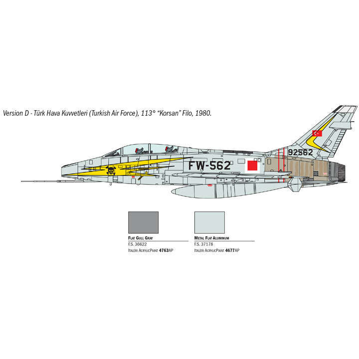 ITALERI 1/72 F-100F Super Sabre