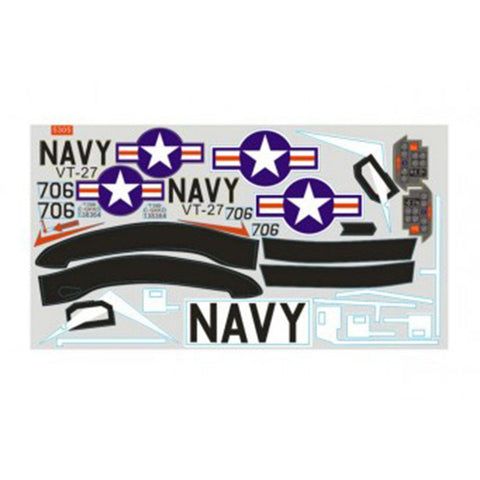 FMS 1400mm T-28D V4, Decal Sheet