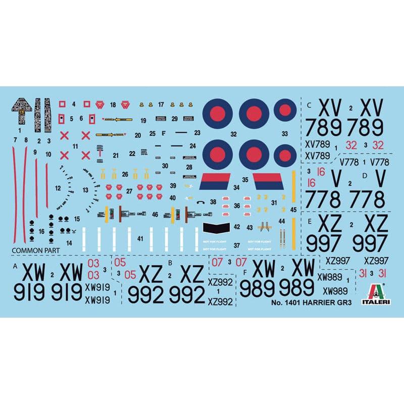 ITALERI 1/72 Harrier GR.3 "Falkland"
