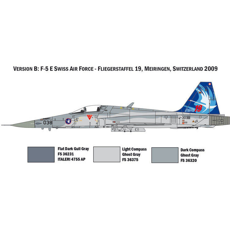 ITALERI 1/72 F-5E Swiss Air Force