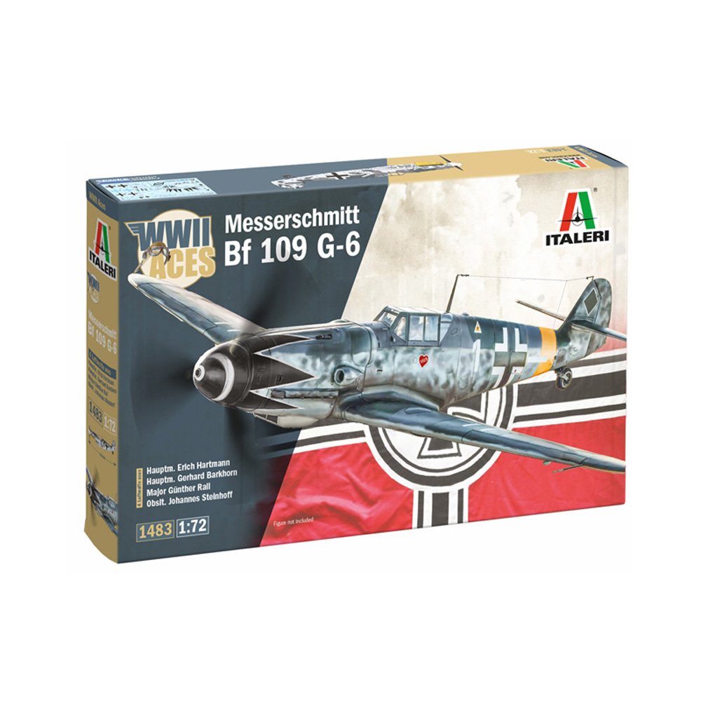 ITALERI  1/72 Bf 109 G-6 Aces - Super Decal Sheet