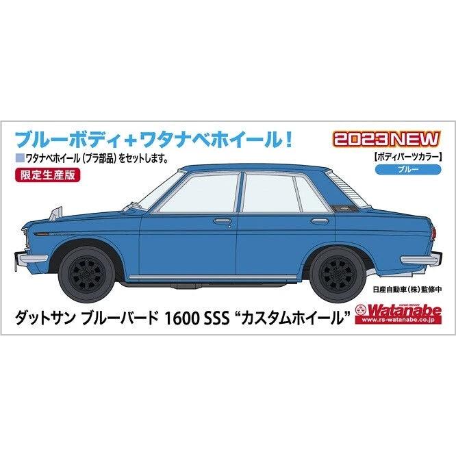 HASEGAWA 1/24 DATSUN BLUEBIRD 1600 SSS 'CUSTOM WHEEL'