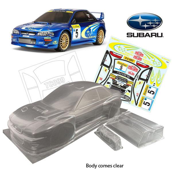 BODYWORX Clear Body Subaru Impreza MC99 WRC 1/10th 190mm