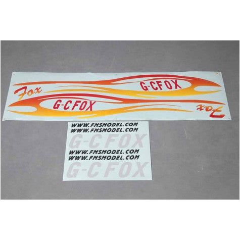 FMS 2300MM FOX, Decal sheet