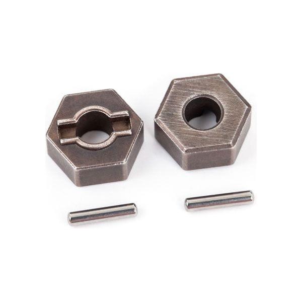 TRAXXAS Wheel Hubs, Hex (Steel) (2)/ Axle Pins (2) (1654R)