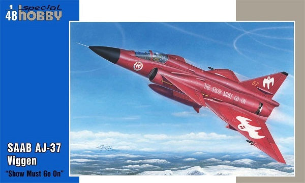 SPECIAL HOBBY 1/48 SAAB AJS-37 Viggen 'Show must go on' Plastic Model Kit