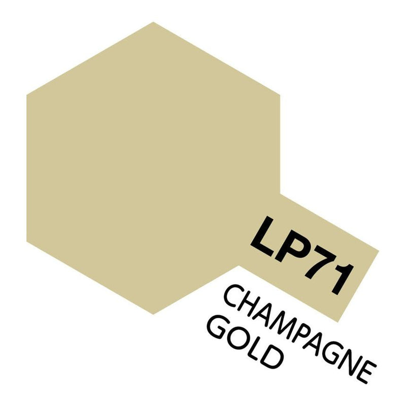 TAMIYA LP-71 Champagne Gold Lacquer Paint 10ml 82171