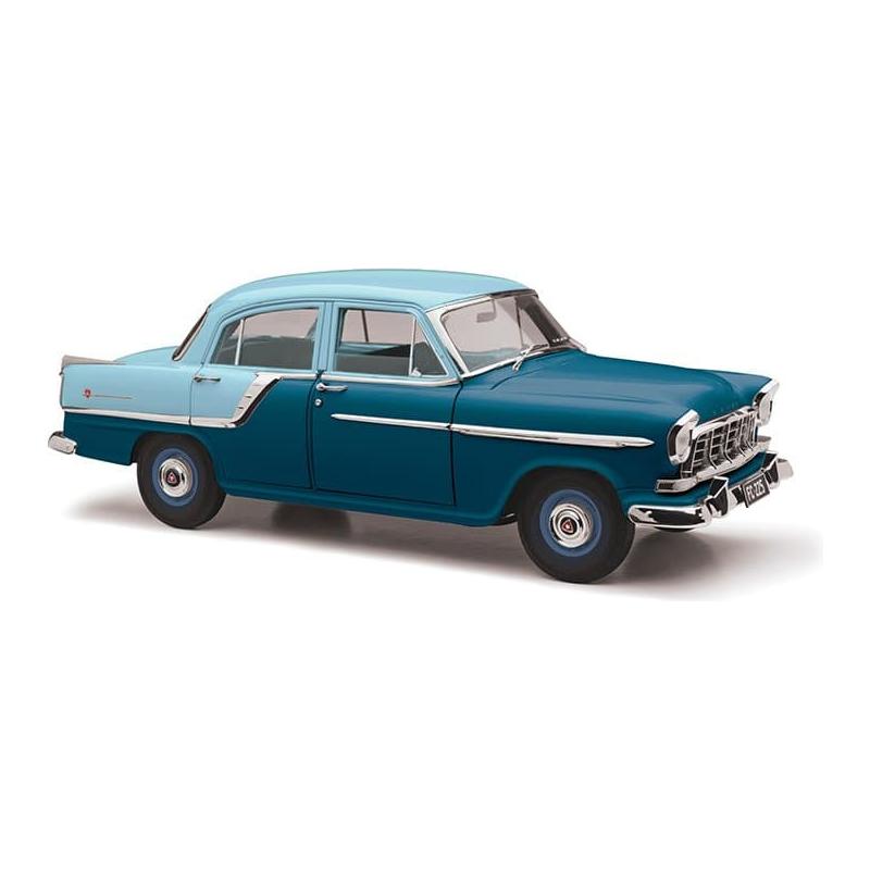 CLASSIC CARLECTABLES 1/18 Holden FC Special Cambridge Blue Over Teal Blue with Viscount Blue & Black Interior