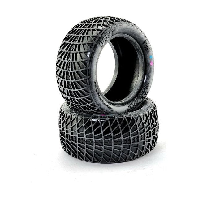 SWEEP Orbit Rear Blue/Magenta(Clay Medium) 1/10 Buggy Tyres Only 2Pcs