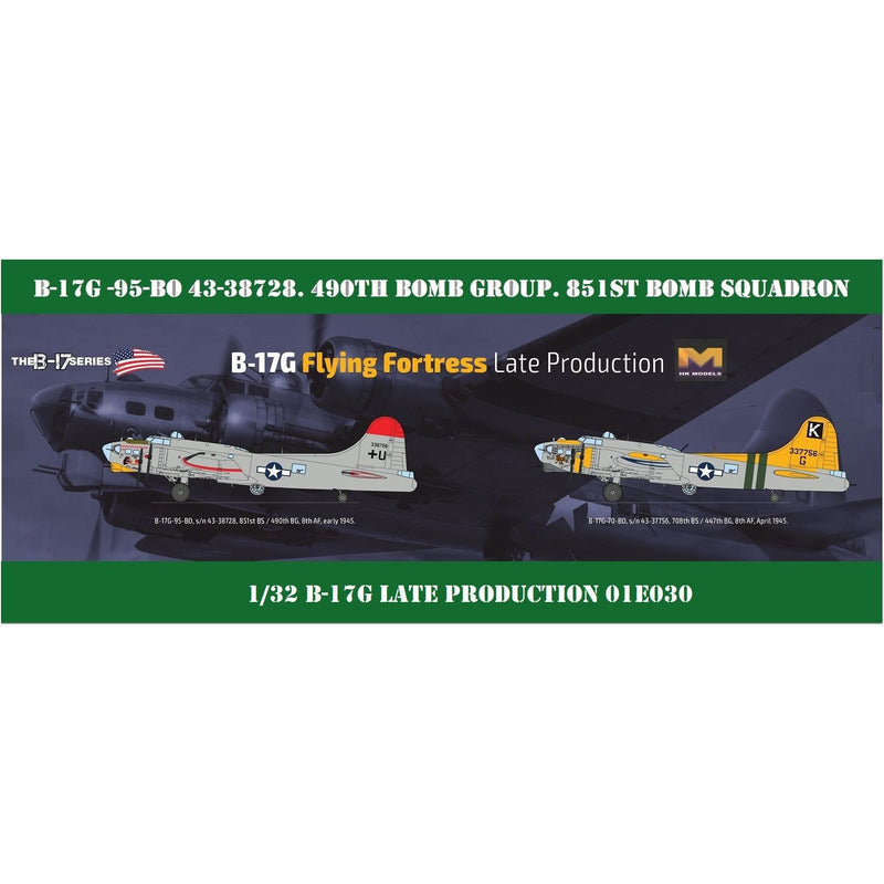 HONG KONG MODELS 1/32 B-17G Flying Fortress Late Version (Rebox)