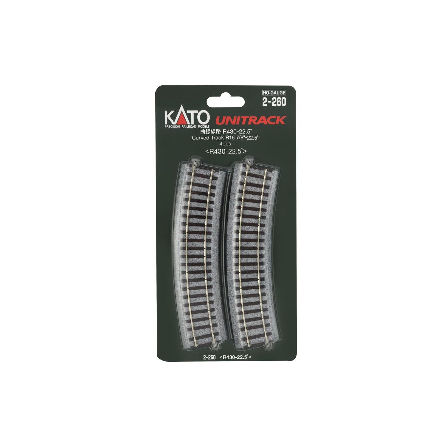 KATO HO Curved R430-22.5 degrees(4)