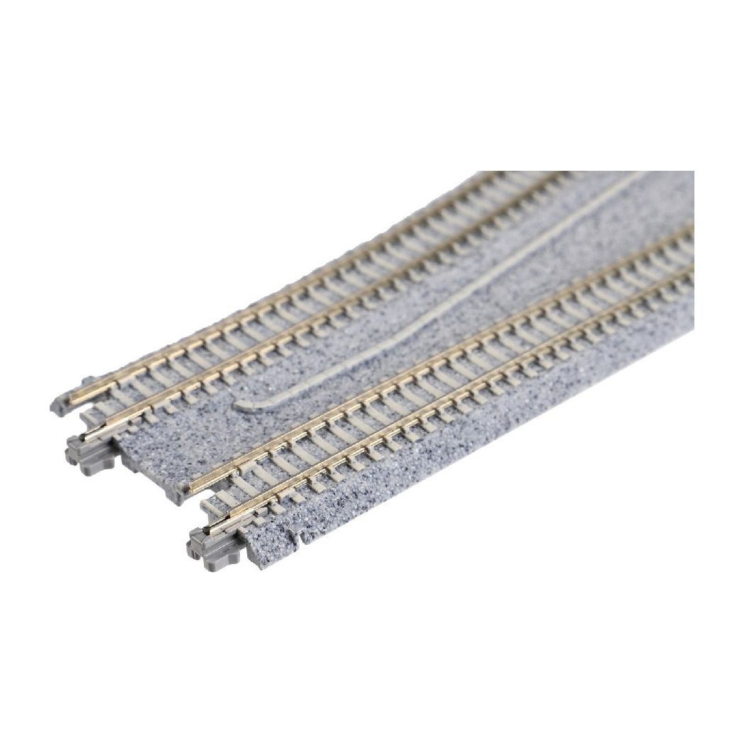 KATO N Straight Double Track With Changing Track Spacing Left Side 301mm (1 pc)