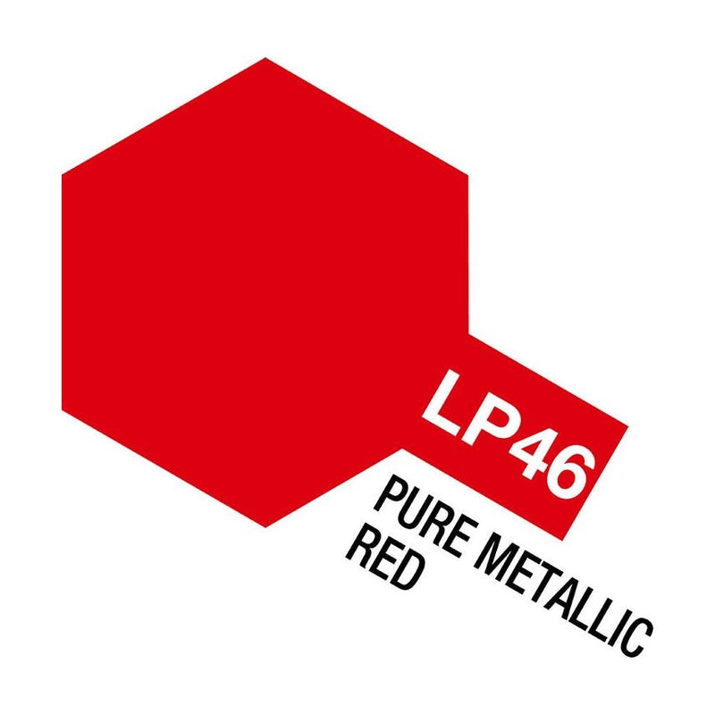 TAMIYA LP-46 Pure Metallic Red Lacquer Paint 10ml 82146