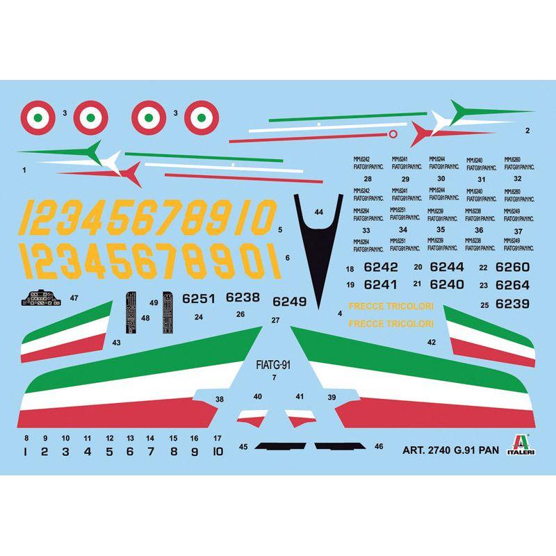 ITALERI 1/48 Fiat G.91 P.A.N. Preserie