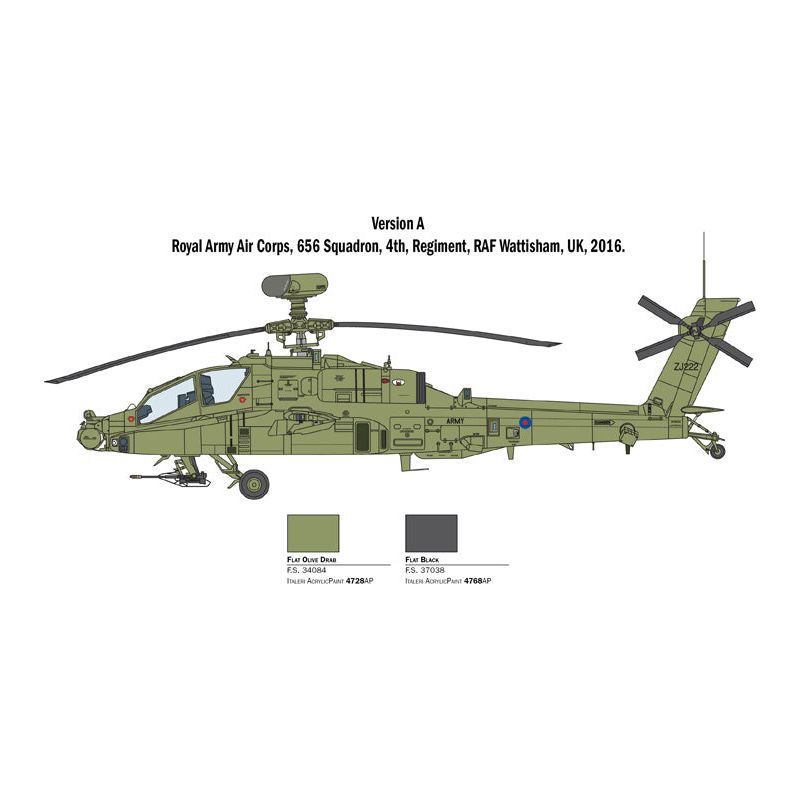 ITALERI 1/48 AH-64D Longbow Apache