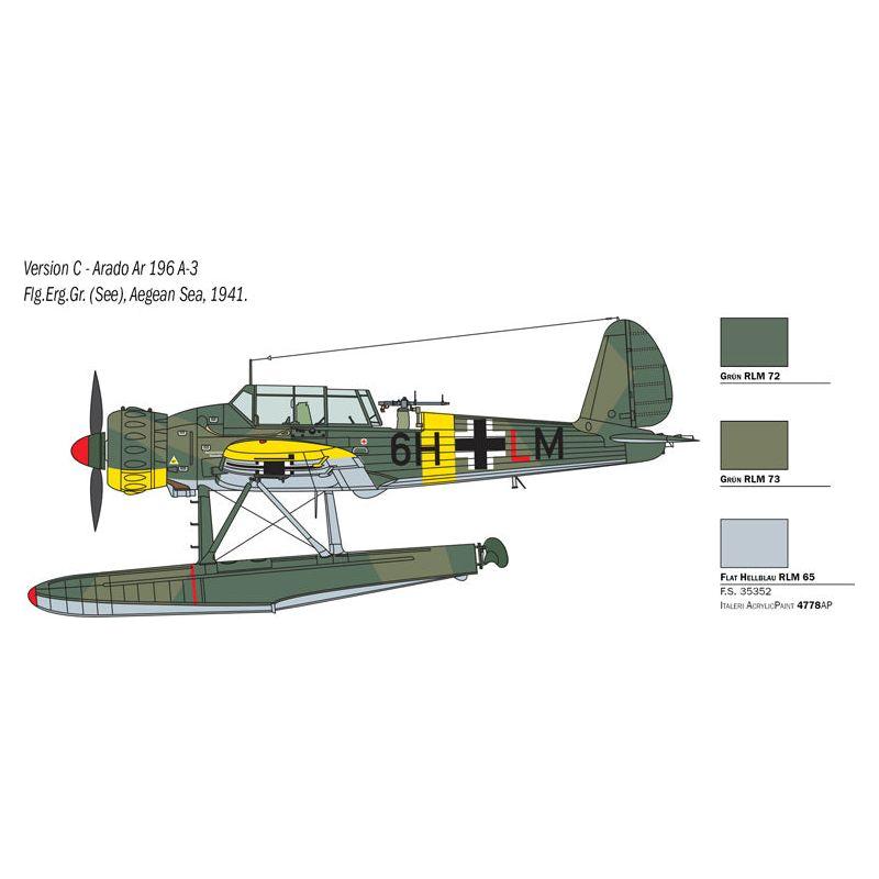 ITALERI 1/48 Arado AR 196 A-3