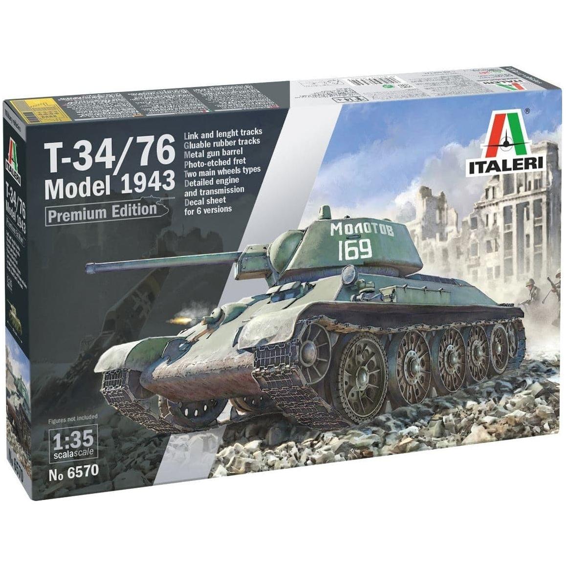 ITALERI 1/35 T-34/76 Model 1943 (Premium Edition)