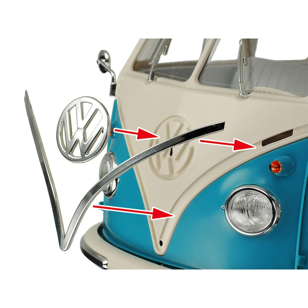 TAMIYA 1/24 Clic Loc Volkswagen Type 2 (T1) - Blue/White
