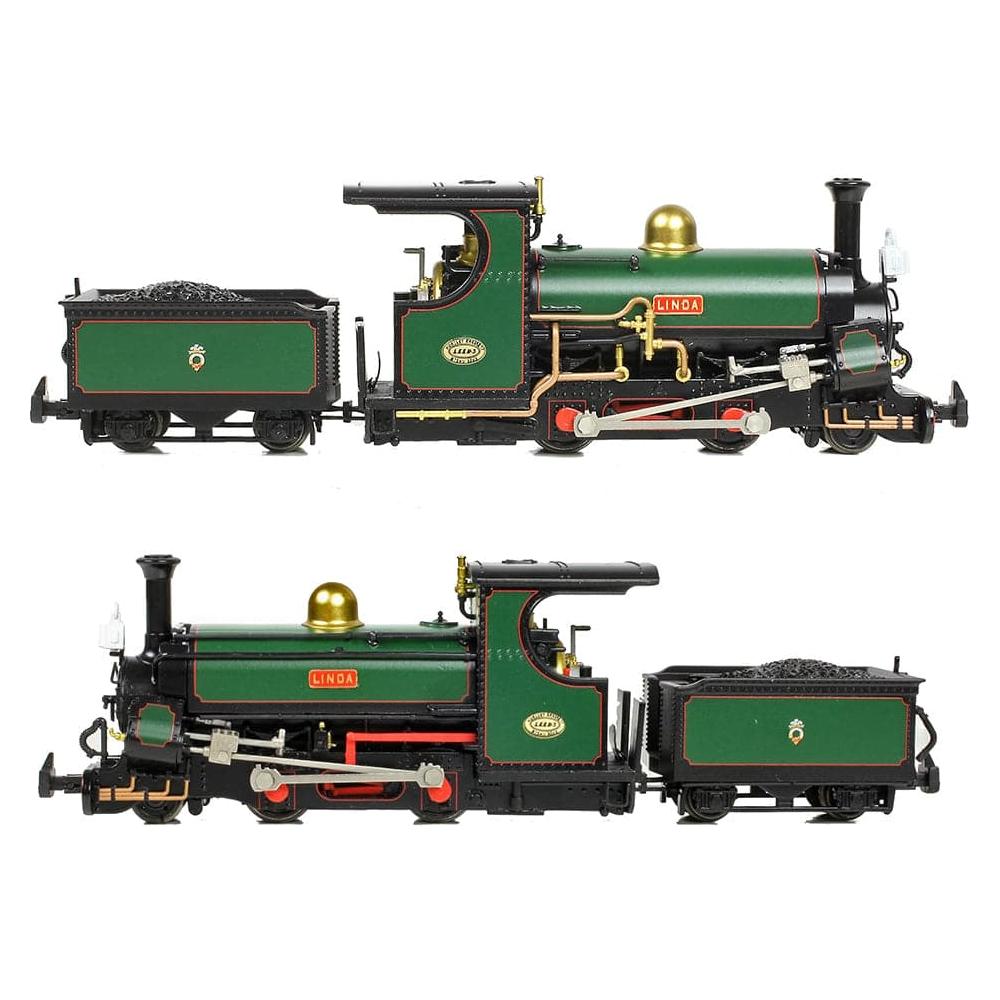 BACHMANN NARROW GAUGE OO9 Penrhyn Mainline Hunslet 2-4-0STT 'Linda' Ffestiniog Railway Green
