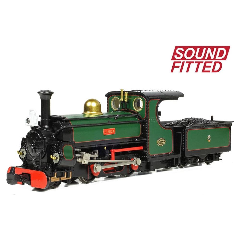 BACHMANN NARROW GAUGE OO9 Penrhyn Mainline Hunslet 2-4-0STT 'Linda' Ffestiniog Railway Green Sound Fitted