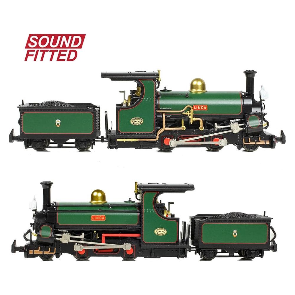 BACHMANN NARROW GAUGE OO9 Penrhyn Mainline Hunslet 2-4-0STT 'Linda' Ffestiniog Railway Green Sound Fitted