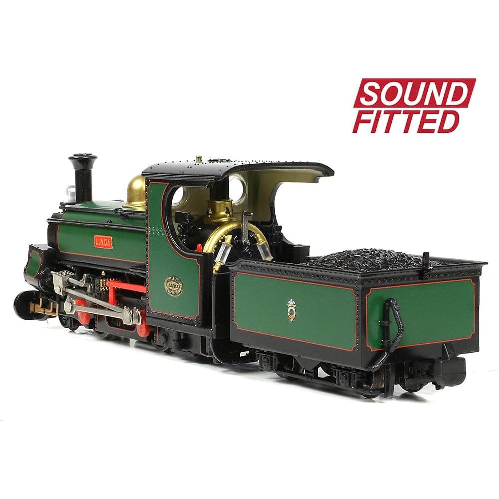BACHMANN NARROW GAUGE OO9 Penrhyn Mainline Hunslet 2-4-0STT 'Linda' Ffestiniog Railway Green Sound Fitted