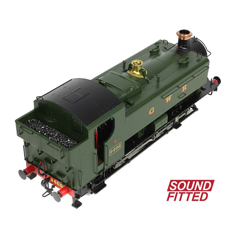 BRANCHLINE OO GWR 94XX Pannier Tank 9466 GWR Green (GWR) Sound Fitted